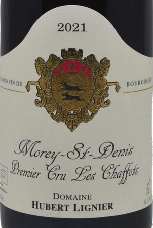 Domaine Hubert Lignier Morey-St-Denis Les Chaffots 1er Cru 2021